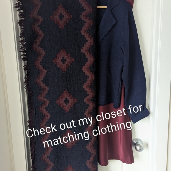 Zara Military Jacket with Gold Buttons Fitted Wool Navy Pea Coat Size Large - Picture 7 of 17